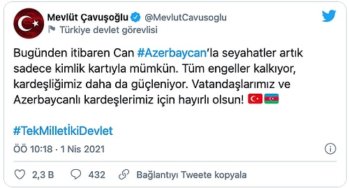 Azerbaycan ile Türkiye Arasında Kimlikle Seyahat Dönemi Başladı