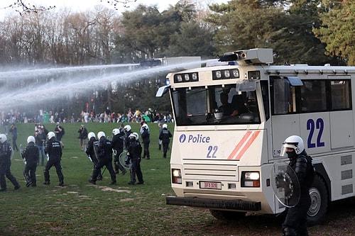 Belçika'da '1 Nisan Şakası' Kontrolden Çıktı, Parkta Toplanan Binlerce Kişiye Polis Müdahale Etti