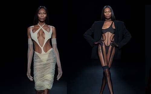 50 Yaşındaki Trans Model Dominique Jackson Mugler Defilesindeki Performansıyla Ortalığı Cayır Cayır Yaktı