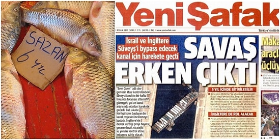 Yeni Şafak'ın Sazan Gibi Atladığı Haber 1 Nisan Şakası Çıkınca Ortamlarda Dalga Malzemesi Oldu