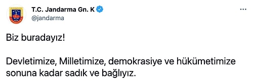 Jandarma Genel Komutanlığı'nın 'Hükümetimize Sadığız' Açıklaması Tepkilere Neden Oldu