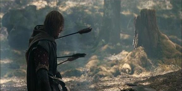 Peki Boromir'in öldüğü bu sahne LOTR serisinin hangi filmine ait?