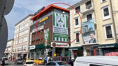 İmamoğlu’nun Gönderdiği Bayrağın Asıldığı Binanın Sahibi MHP’li Çıktı: 'Ya Bayrağı İndir Ya Binayı Boşalt'