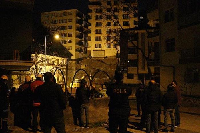 Ankara'da Temeli Kayan Apartman Nedeniyle 21 Bina Tahliye Edildi