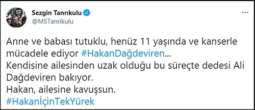 Anne ve Babası Cezaevinde Olan 11 Yaşındaki Hakan, Lösemi ile Tek Başına Savaşıyor...