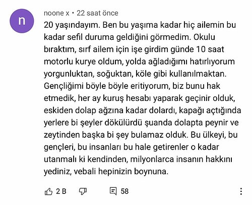 Bir YouTube Videosu Altındaki Ülkenin Ekonomik Durumuna Dair İnsanı Kahreden Yorumlar