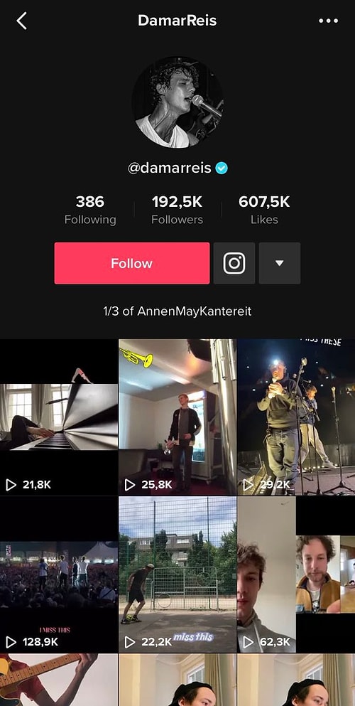 AnnenMayKantereit Grubunun Vokalisti Henning May'in TikTok'taki Adını 'Damar Reis' Yaptığı Ortaya Çıktı! ????????