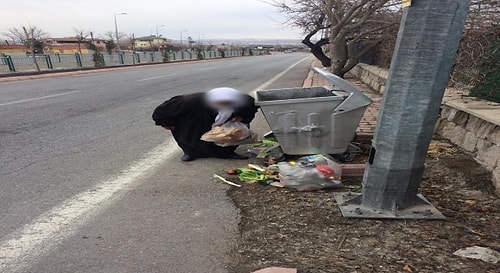 Taksiyle Dilenmeye: Kayseri'de Çöpten Yiyecek Topluyormuş Gibi Yapan Dilenciler Rezidansta Kalıyormuş