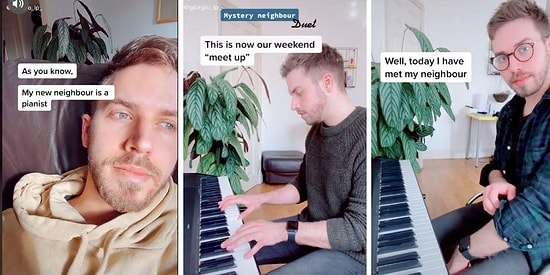 Tanışmadan, Duvarların Arkasında Birlikte Düet Yapan İki Piyanist Komşunun Sonunda Gözyaşlarına Boğan Hikayesi