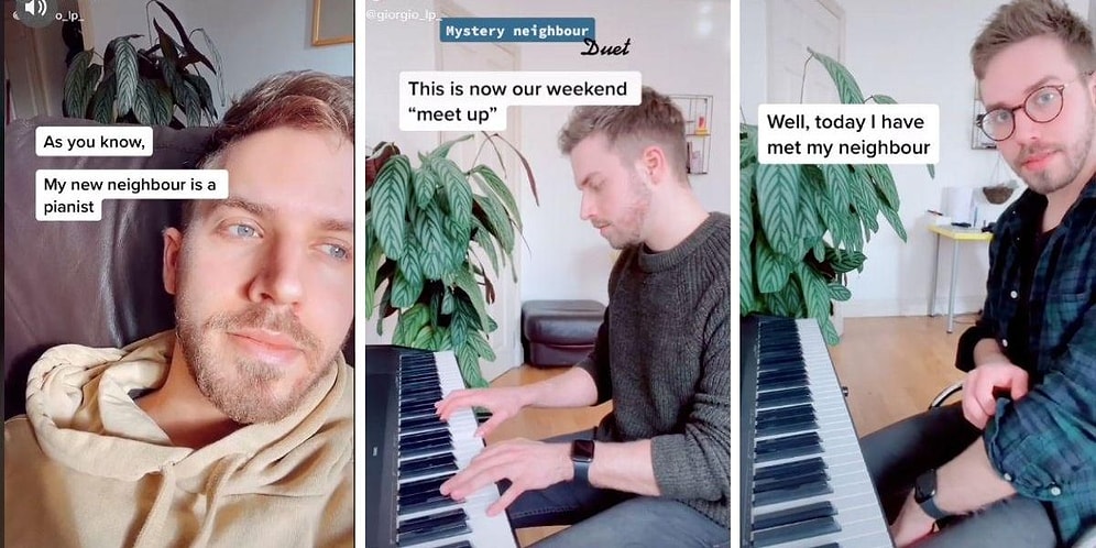 Tanışmadan, Duvarların Arkasında Birlikte Düet Yapan İki Piyanist Komşunun Sonunda Gözyaşlarına Boğan Hikayesi