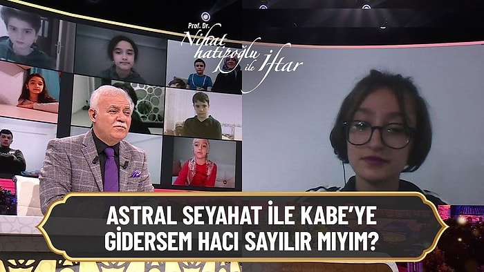 Nihat Hatipoğlu'na Soru: 'Astral Seyahatle Kabe'ye Gidersem Hacı Sayılır mıyım?'