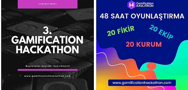 Bu hackathonların içlerinden bir tanesi yapı ve düzenleniş açısından diğerlerinden farklı olarak öne çıkıyor:  Gamfed Türkiye tarafından düzenlenen Gamification Hackathon!