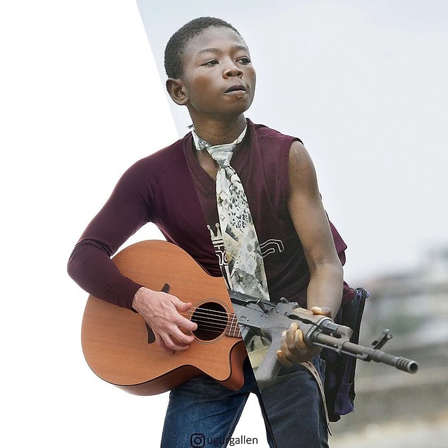 11. Liberya Monrovia kentinde çocuklar, asker ya da mühimmat taşımada kullanıldı.
