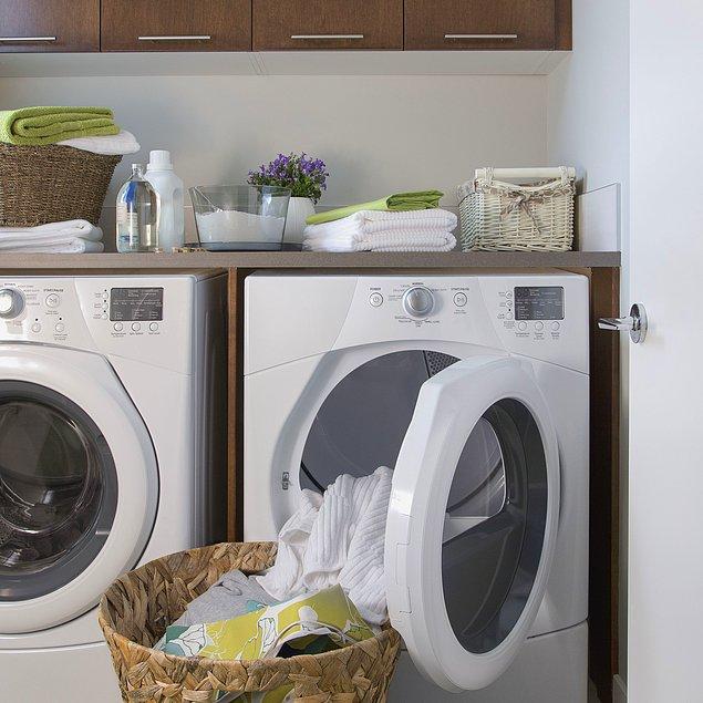 4. Çamaşır kurutma makinesi kullanılmaz.