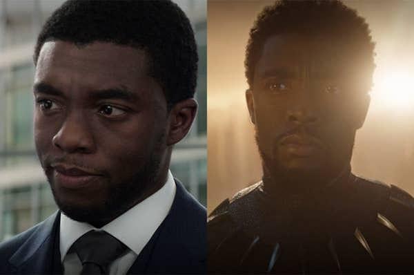 28. Chadwick Boseman, Kaptan Amerika: Kahramanların Savaşı (2016) ve Yenilmezler: Sonsuzluk Savaşı (2019) filmlerinde T'Challa rolünde.