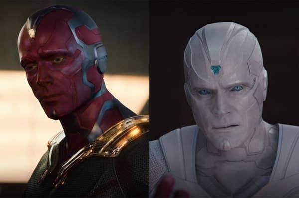 41. Paul Bettany,  Yenilmezler: Ultron Çağı (2015) filmi ve WandaVision (2021) dizisinde Vision rolünde.