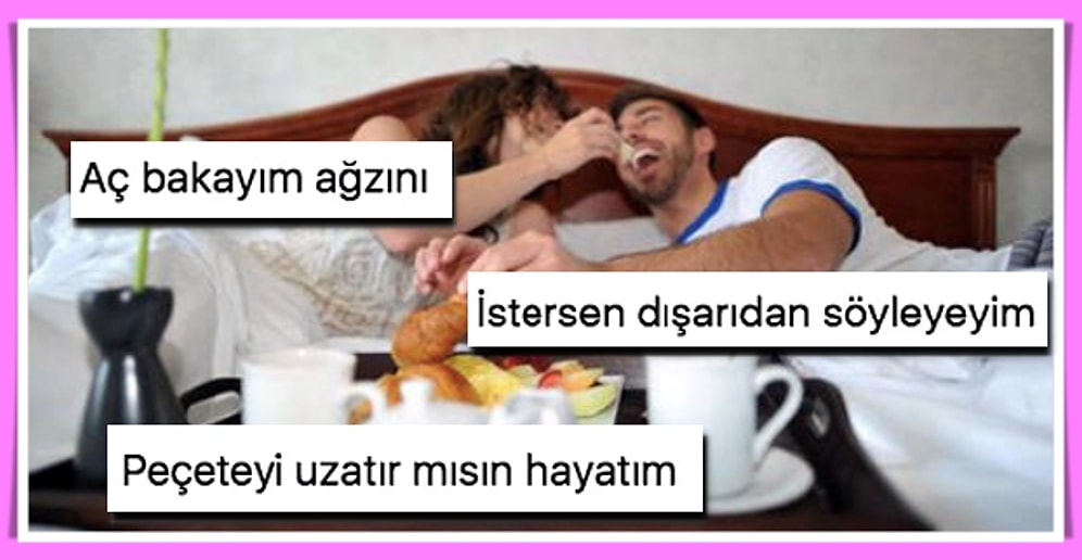 Afedersiniz Hem Yatakta Hem de Yemekte Söylenebilen Yaratıcı Cümleler
