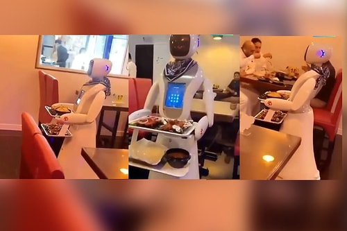 Yine Suudi Arabistan'dan Geldi: İlk Robot Restoran Hizmete Girdi