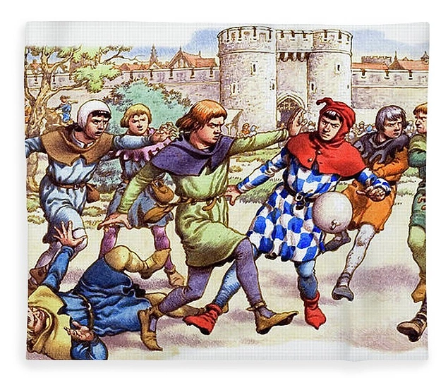 Orta əsr Avropasında ən populyar istirahət fəaliyyətlərindən biri də futbol idi.