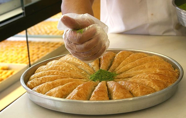 Where is the origin of baklava? What is baklava made from?