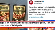 23 Nisan İçin Metroları Süsleyen İBB'nin Bayrak Maliyetiyle İlgili Yapılan Yalan Haber ve Tepkiler