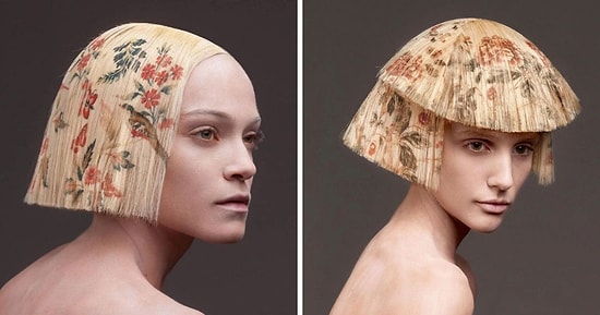 Коллекция La Favorite: Вместо того, чтобы красить волосы, парикмахер печатает на них