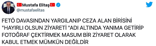 "Masum bir ziyaret olarak kabul etmek mümkün değil"