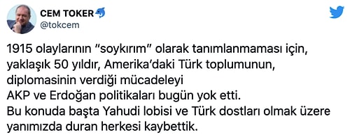 Joe Biden'in 1915 Olaylarını 'Soykırım' Olarak Adlandırması Sosyal Medyanın Gündeminde