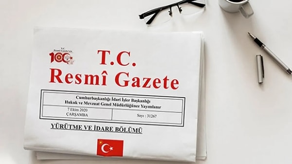 Resmi Gazete'de yayımlanan kararda şu ifadelere yer verildi: