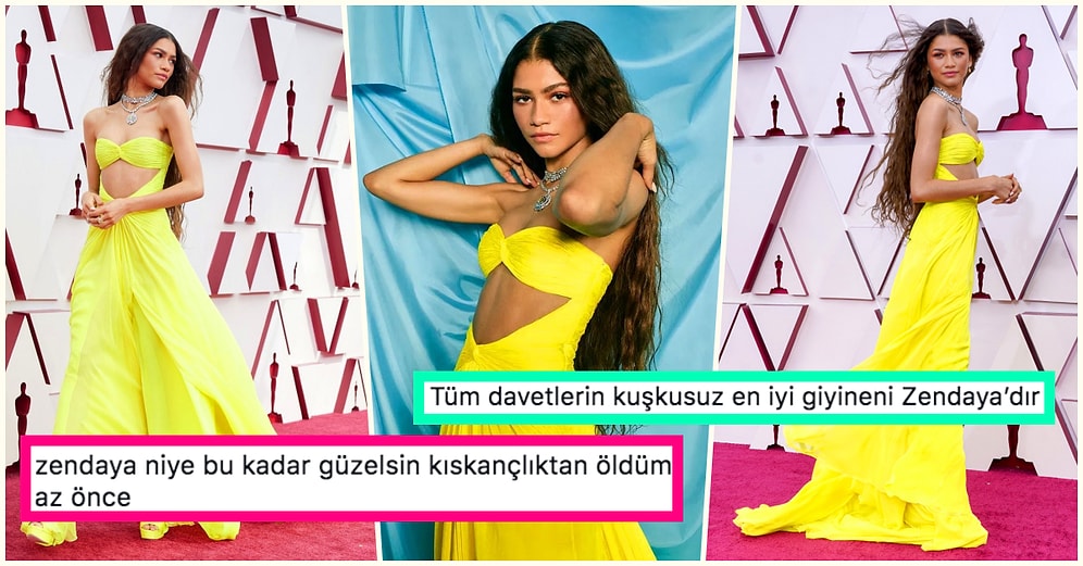 Ünlü Şarkıcı Zendaya Oscar’a Valentino Marka Elbisesi ve 6 Milyon Dolarlık Mücevherleriyle Damga Vurdu!