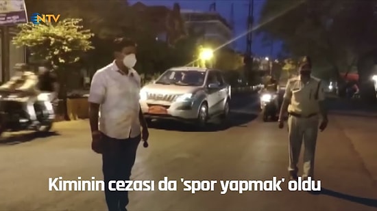 Karantina Kurallarını Delenleri Sopalarla Döven Polisler