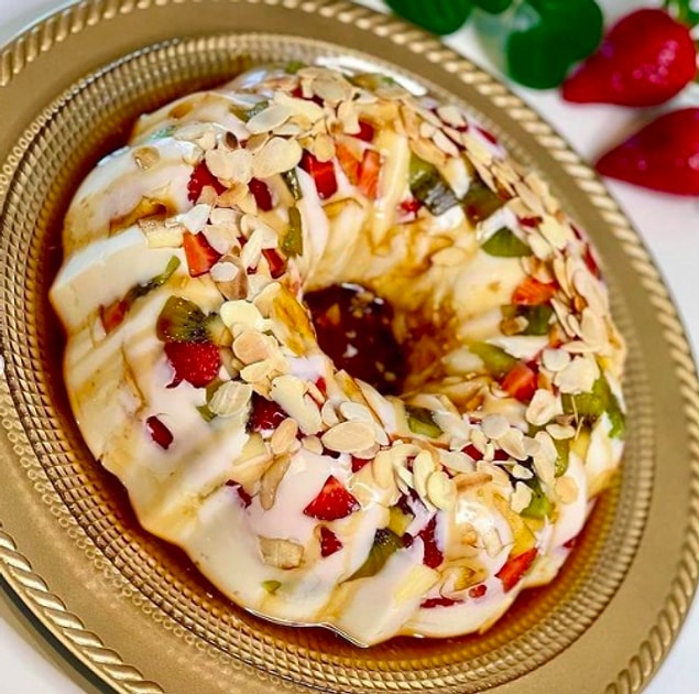 12. Meyveli Krem Karamel