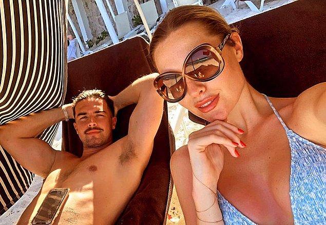 8. Serdar Ortaç'ın eski eşi olan Chloe Loughnan'dan aşk pozları geldi. Güzel model Maldivler'de bir süredir tatil yapıyordu.