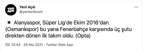 Kanarya Alanya'dan Çıkamadı! 45 Dakika 10 Kişi Oynayan Fenerbahçe Şampiyonluk Yarışında Büyük Yara Aldı