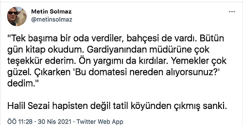 Cezaevindeki Günlerini İlk Kez Armağan Çağlayan'a Anlatan Halil Sezai'nin Açıklamaları Gündem Yarattı