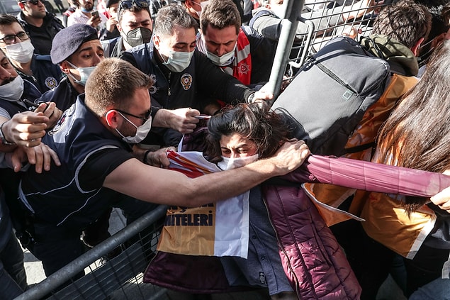 Polis müdahalesinden fotoğraflar 📸