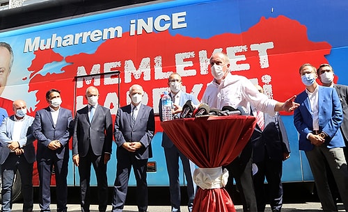 Slogan Mavi, Logosunda Nazar Boncuğu: Muharrem İnce'nin Partisinin Detayları Belli Oldu