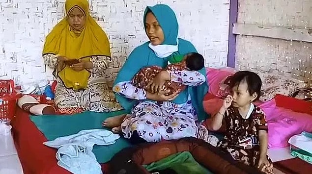 3. Bir başka kan dondurucu olay ise şöyle, bu fotoğrafta gördüğünüz kadın namaz kıldığı sırada esen rüzgardan hamile kaldığını iddia ediyor.
