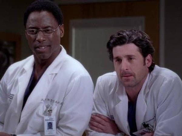 8. Grey's Anatomy dizisinin setinde Patrick Dempsey ve Isaiah Washington epey tartışmışlardı.