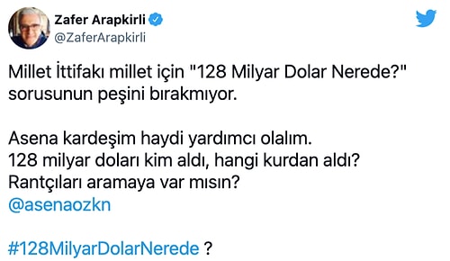 AKP Unutanlar İçin Hatırlattı: #128MilyarDolarNerede Tekrar Sosyal Medya Gündeminde