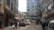 Çökme Anı Görüntüleri Kamerada! Zeytinburnu'nda Bina Çöktü