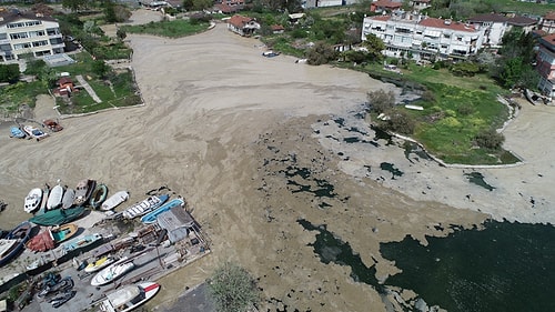 Marmara Denizi'ni Saran Salya Uydudan Görüntülendi