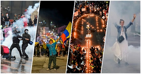 Hükumet Karşıtı Protestoların Devam Ettiği Kolombiya'daki Durumun Vehametini Gözler Önüne Seren Kareler