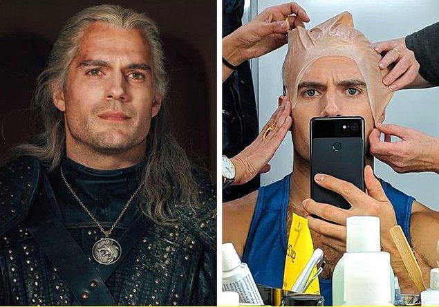 8. Henry Cavill, The Witcher dizisi için Geralt rolüne hazırlanırken... 💙