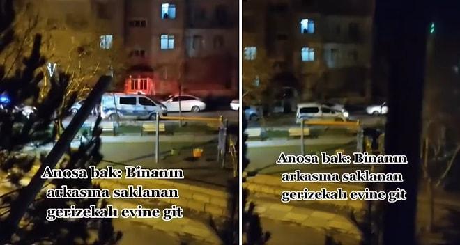 Sokağa Çıkma Yasağını İhlal Edene Polisten Anons: 'Binanın Arkasına Saklanan Gerizekalı Evine Git'