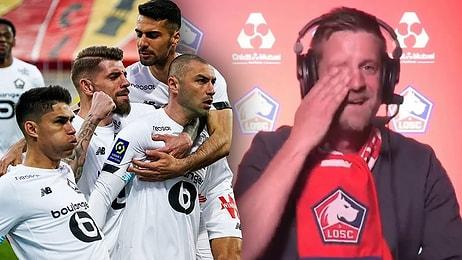 Burak Yılmaz, Lille Formasıyla Gol Atınca Gözyaşlarına Hakim Olamayan Fransız Spiker