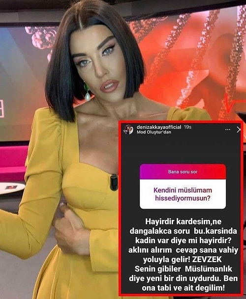 Deniz Akkaya'nın 'Kendini Müslüman Hissediyor musun?' Sorusuna Verdiği Saldırgan Cevabı Tepkilerin Odağında