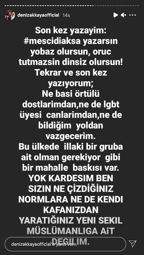 Deniz Akkaya'nın 'Kendini Müslüman Hissediyor musun?' Sorusuna Verdiği Saldırgan Cevabı Tepkilerin Odağında