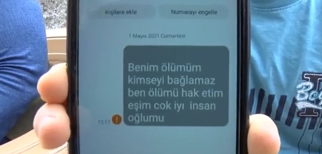 Eşi 'Ölümüm kimseyi bağlamaz' mesajını buldu...