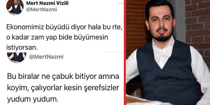 Balıkesir AKP Gençlik Kolları Başkanı Mert Nazmi Vizili'nin AKP'yi Eleştirdiği Küfürlü Tweetleri Ortaya Çıktı